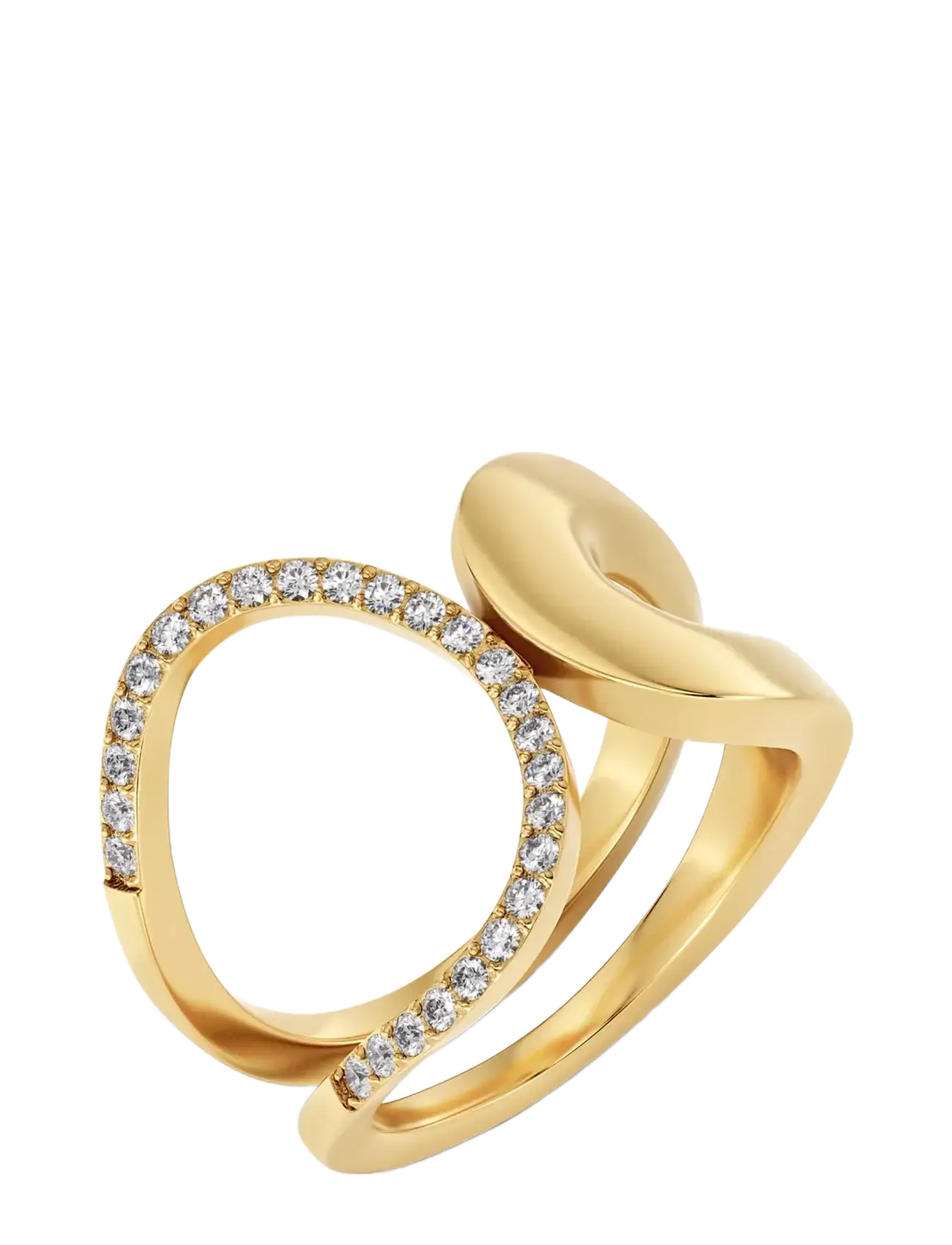 Edblad Plié Ring Gold - Officewear - GOLD / gold