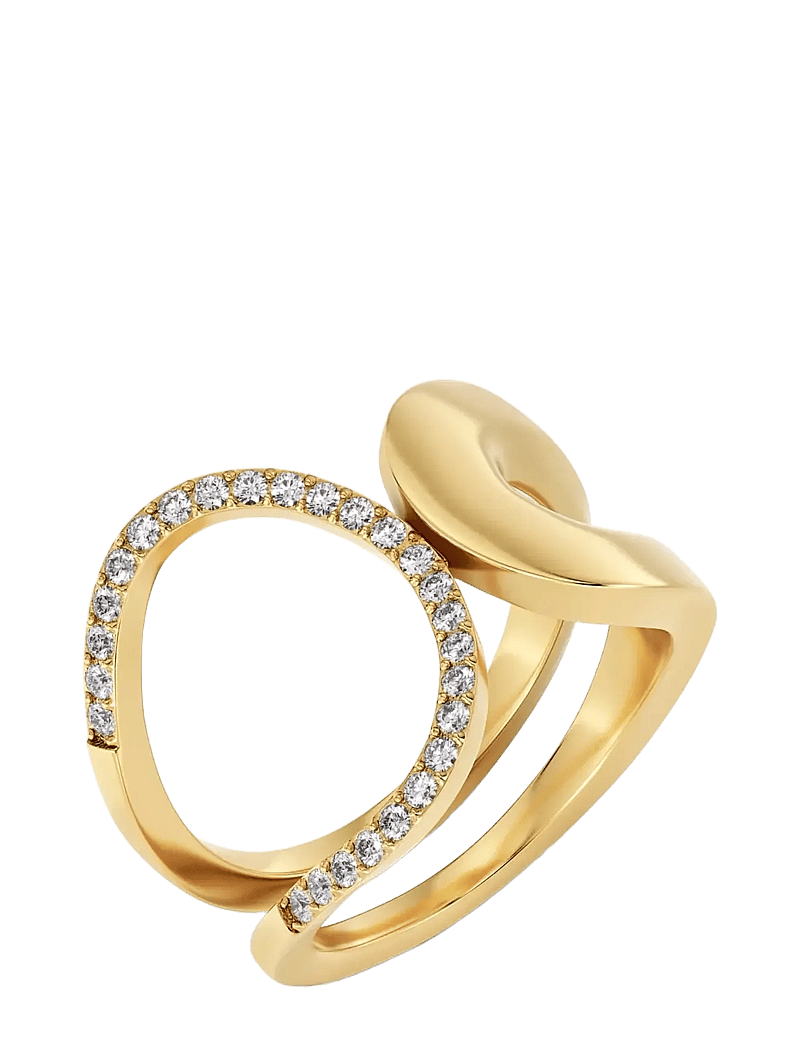 Edblad - Plié Ring Gold - ringe - gold - 1