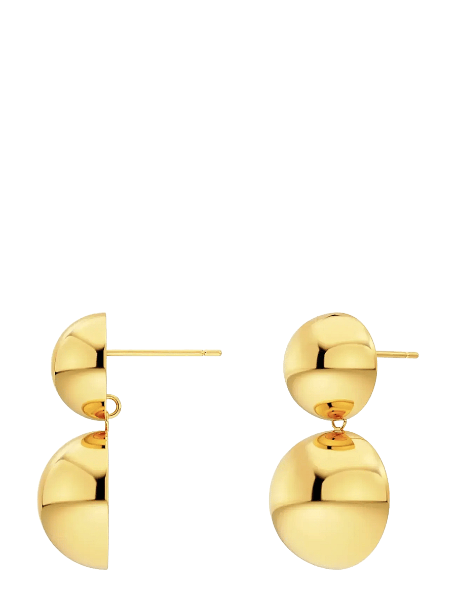 Edblad - Sphere Earrings S Gold - rippuvad kõrvarõngad - gold - 1