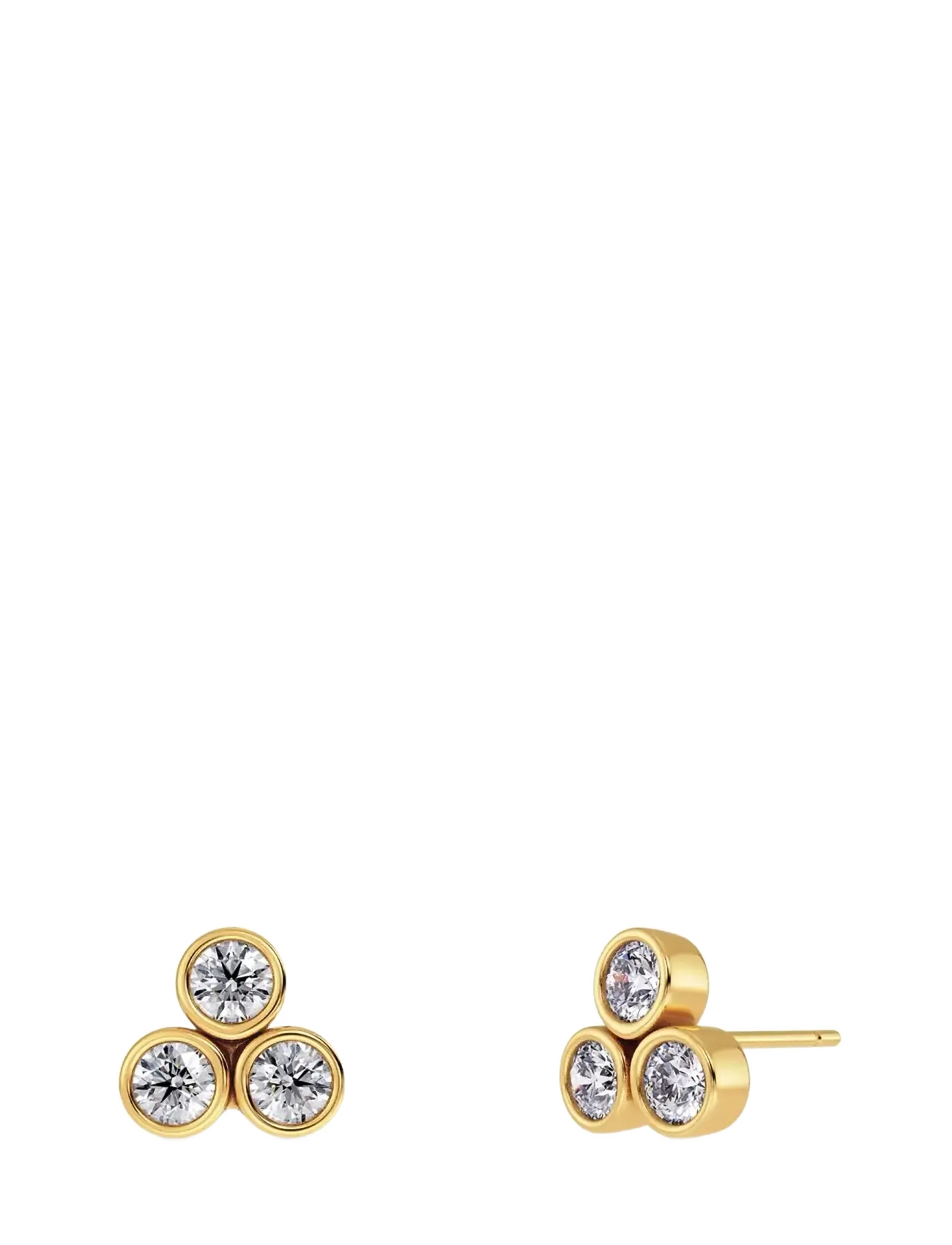 Edblad Barre Studs Gold - Officewear - GOLD / gold