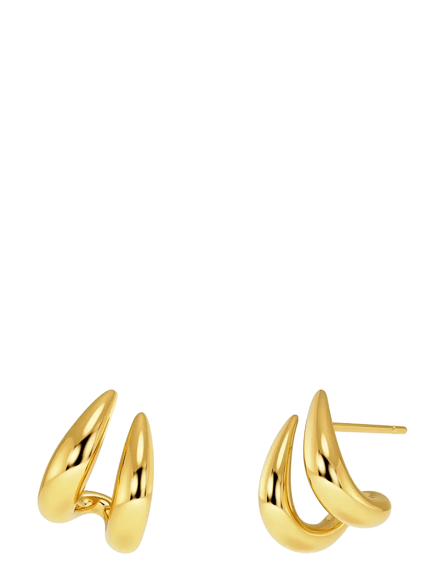 Edblad - Spire Hoops S Gold - gold - 1