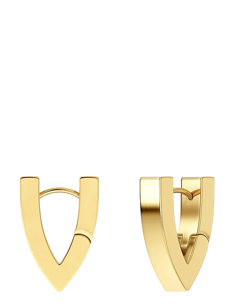 Edblad - Valley Hoops L Gold - creoler & hoops - gold - 1