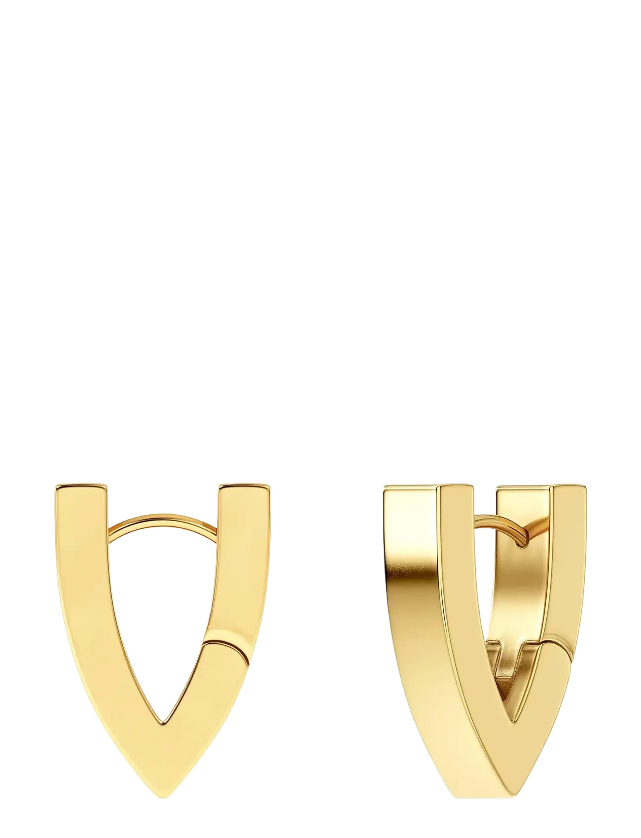 Edblad Valley Hoops L Gold - Øreringer - GOLD / gold