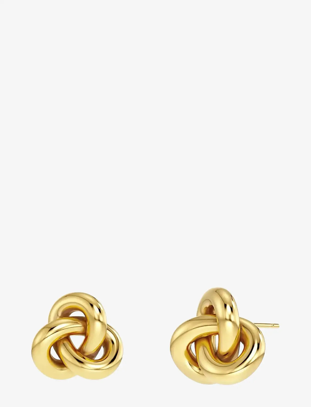 Edblad - Infinity Knot Studs S Gold - studs örhängen - gold - 1