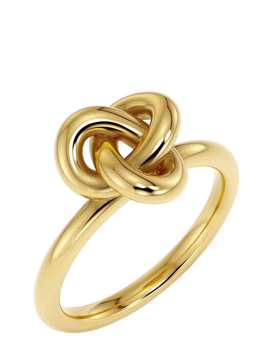 Edblad - Infinity Knot Ring S Gold - ringar - gold - 1