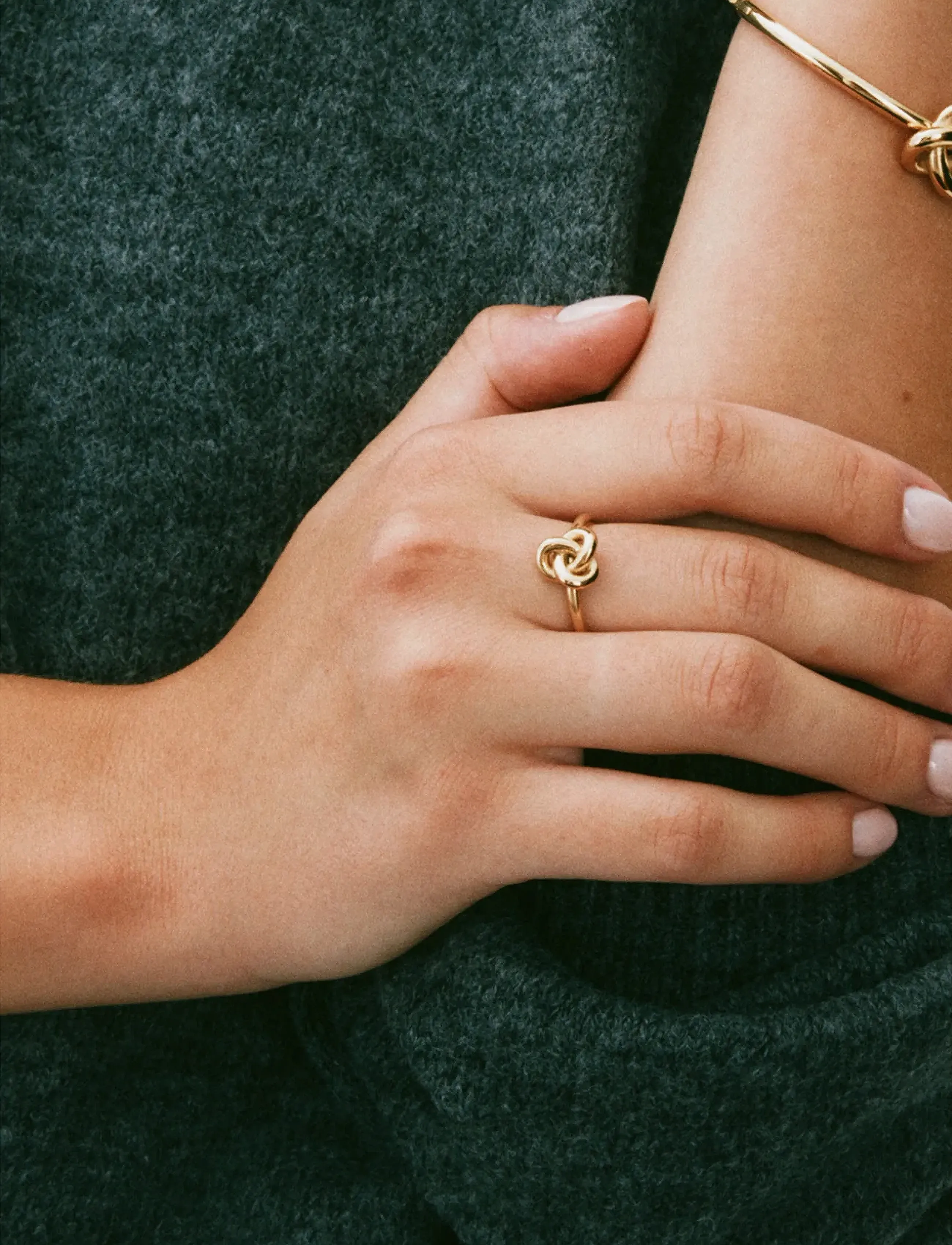 Edblad Infinity Knot Ring S Gold, L, Jewellery, Gold - Rings, Frauen