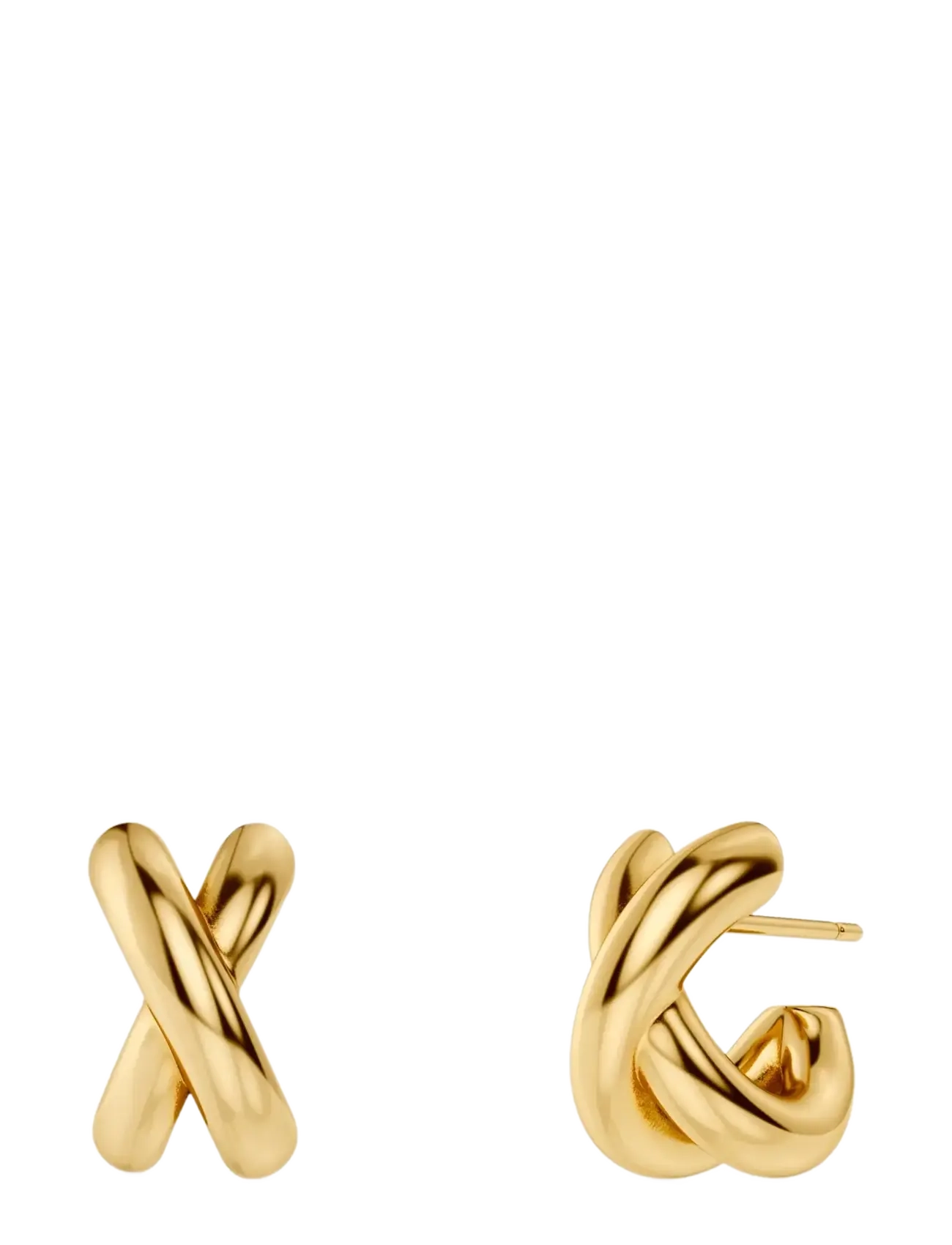 Edblad Alexa Hoops S Gold - Festtøj - GOLD / gold