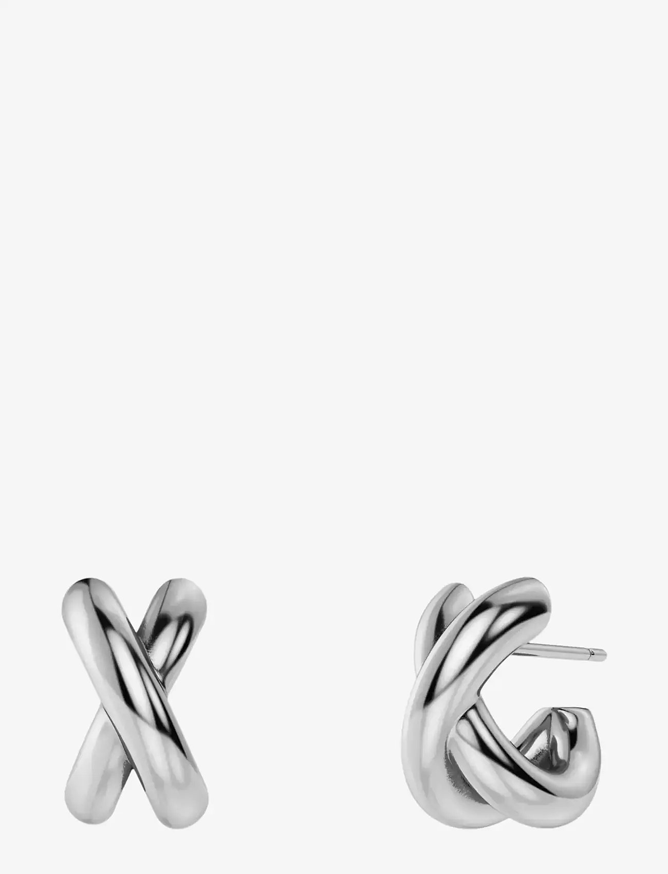 Edblad - Alexa Hoops S Steel - creoler & hoops - silver - 0