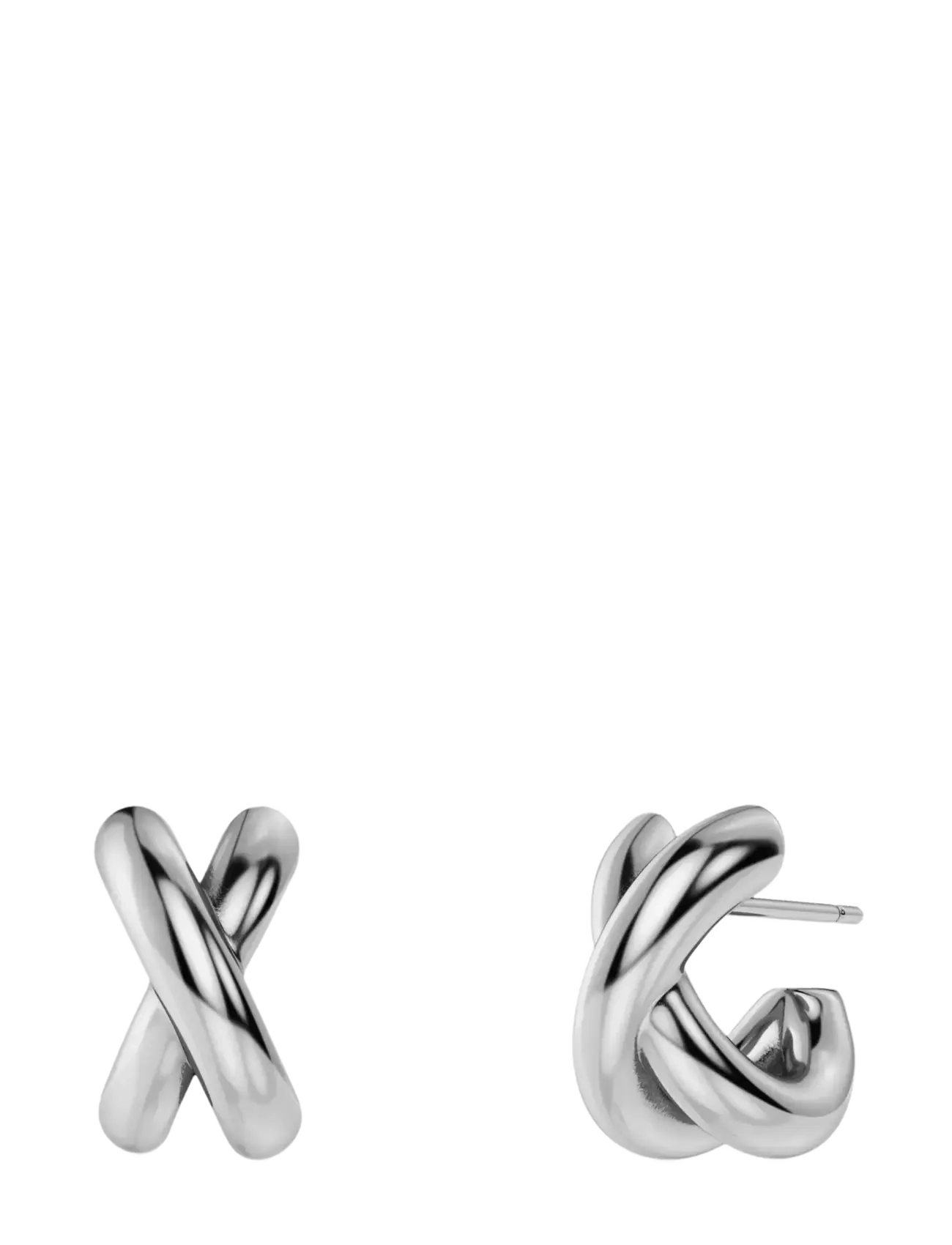 Edblad Alexa Hoops S Steel - Festtøj - SILVER / silver