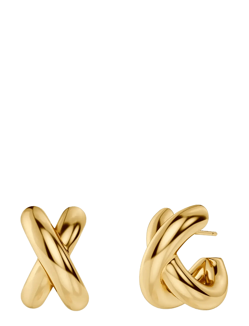 Edblad - Alexa Hoops L Gold - kreolen - gold - 0