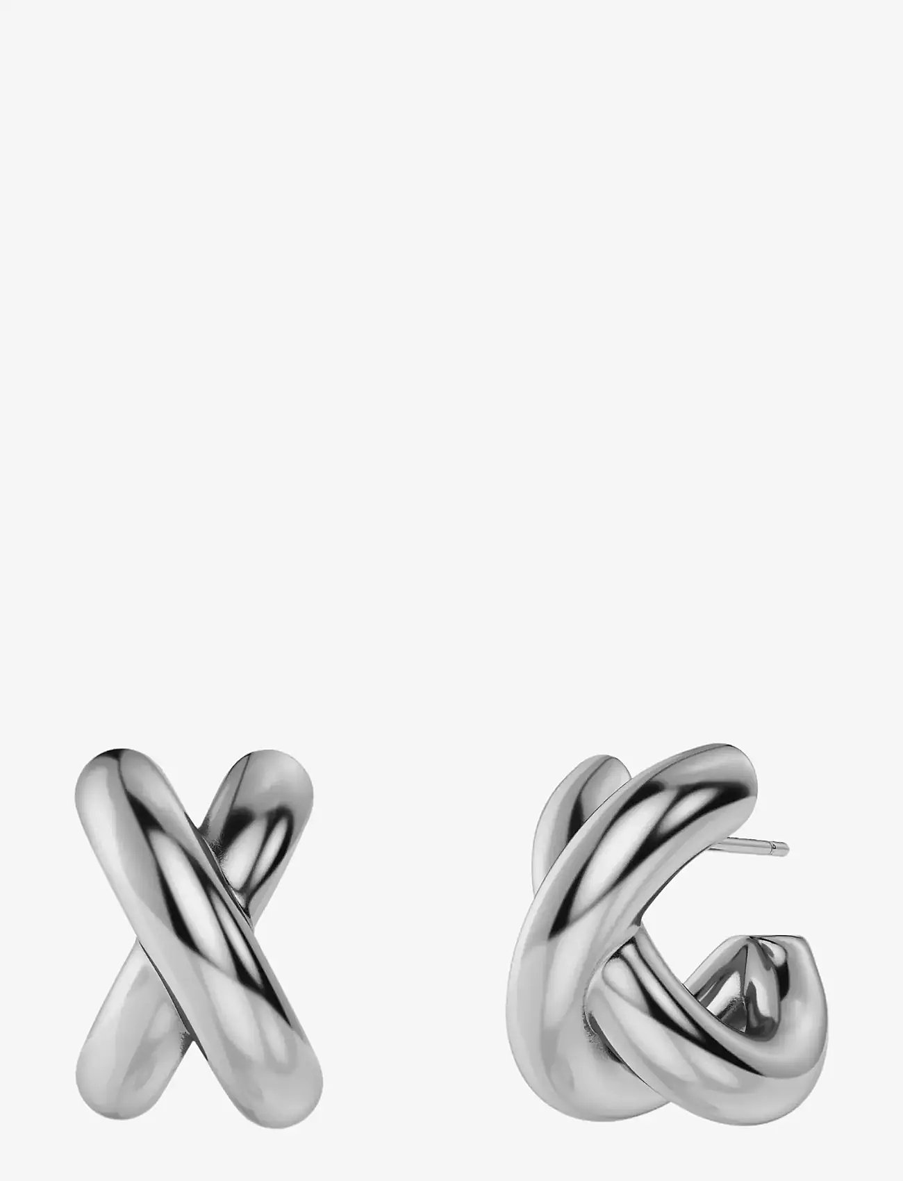 Edblad - Alexa Hoops L Steel - kreolen - silver - 1