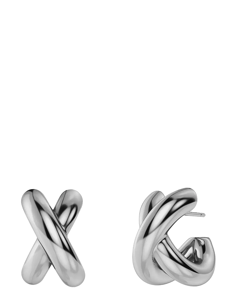 Edblad - Alexa Hoops L Steel - kreolen - silver - 1