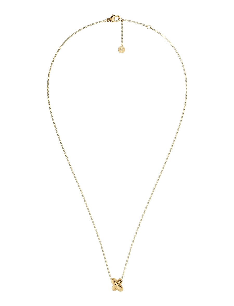 Edblad - Alexa Necklace S Gold - ripatsiga kaelakeed - gold - 1