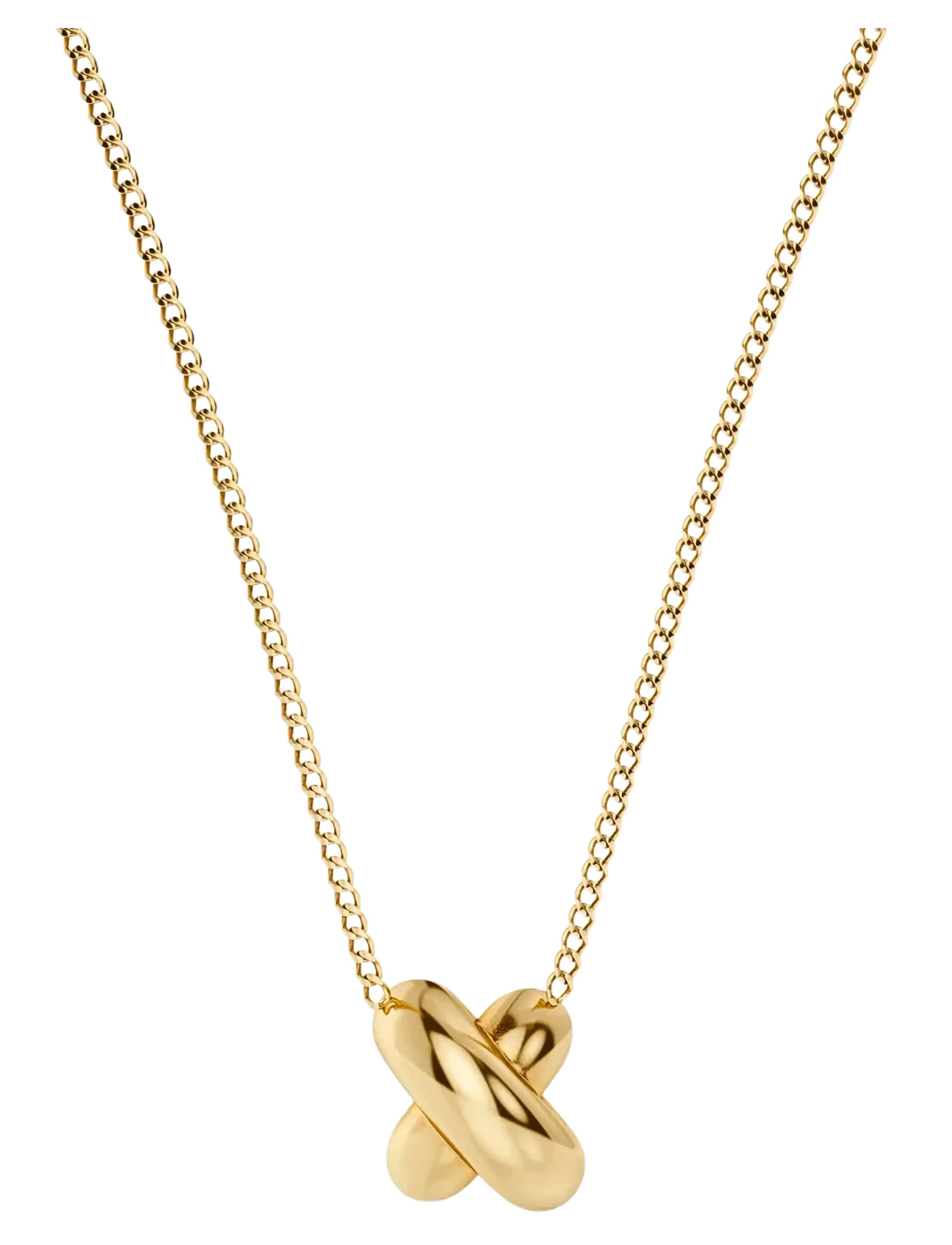 Edblad - Alexa Necklace S Gold - ripatsiga kaelakeed - gold - 2