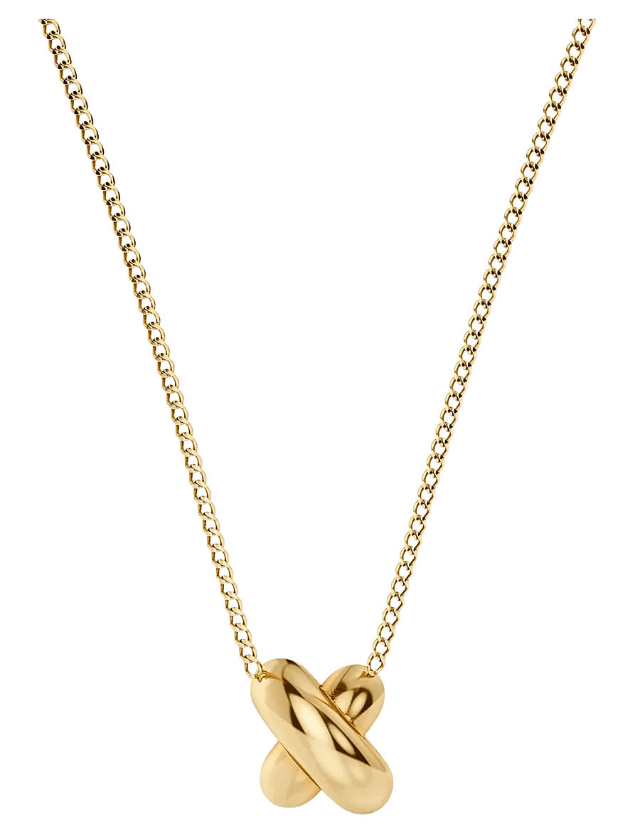 Edblad - Alexa Necklace S Gold - ripatsiga kaelakeed - gold - 2