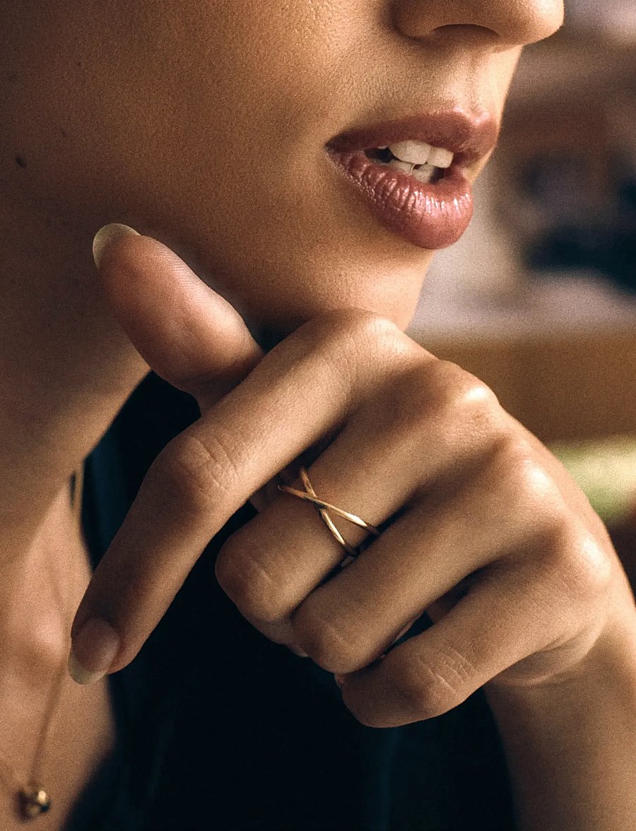Edblad - Alexa Ring S Gold - ringe - gold - 0