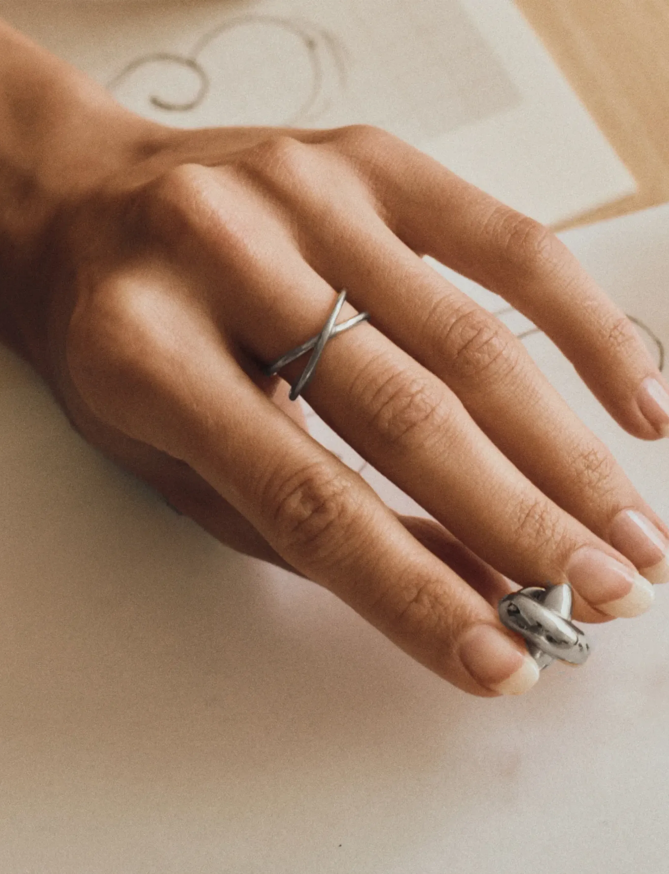 Edblad Alexa Ring S Steel, Damen, Ring, Silber, Gr.XL