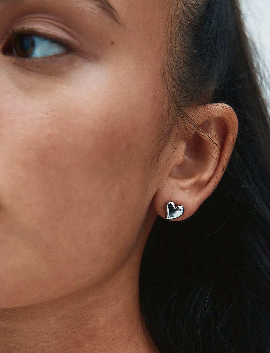 Edblad - Amorina Studs Steel - studs örhängen - silver - 1
