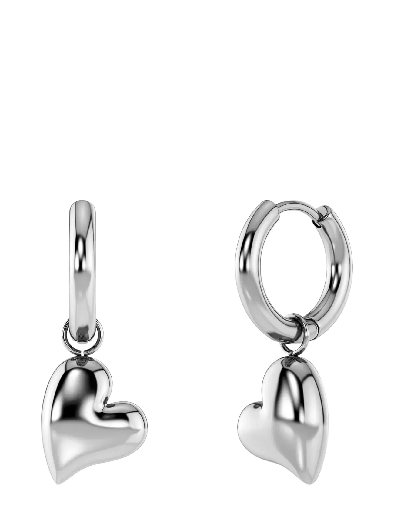 Edblad Amorina Hoops Steel - Ohrhänger - SILVER / silver