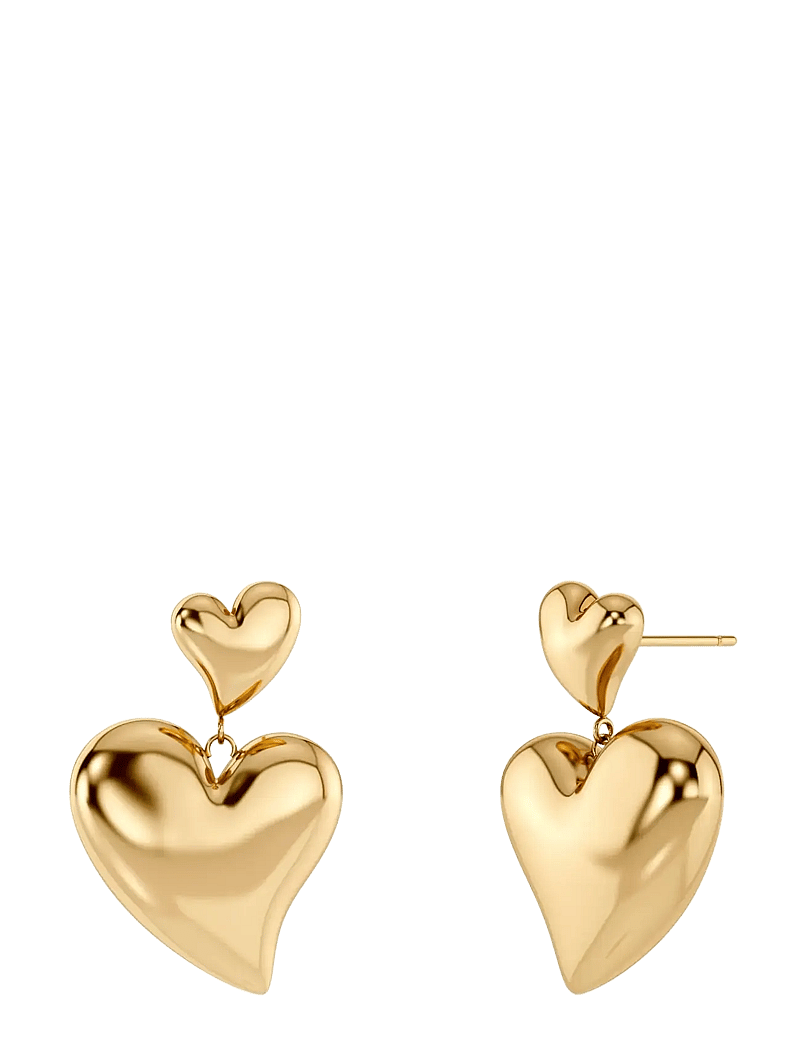 Edblad - Amorina Earrings Gold - ohrstecker - gold - 1