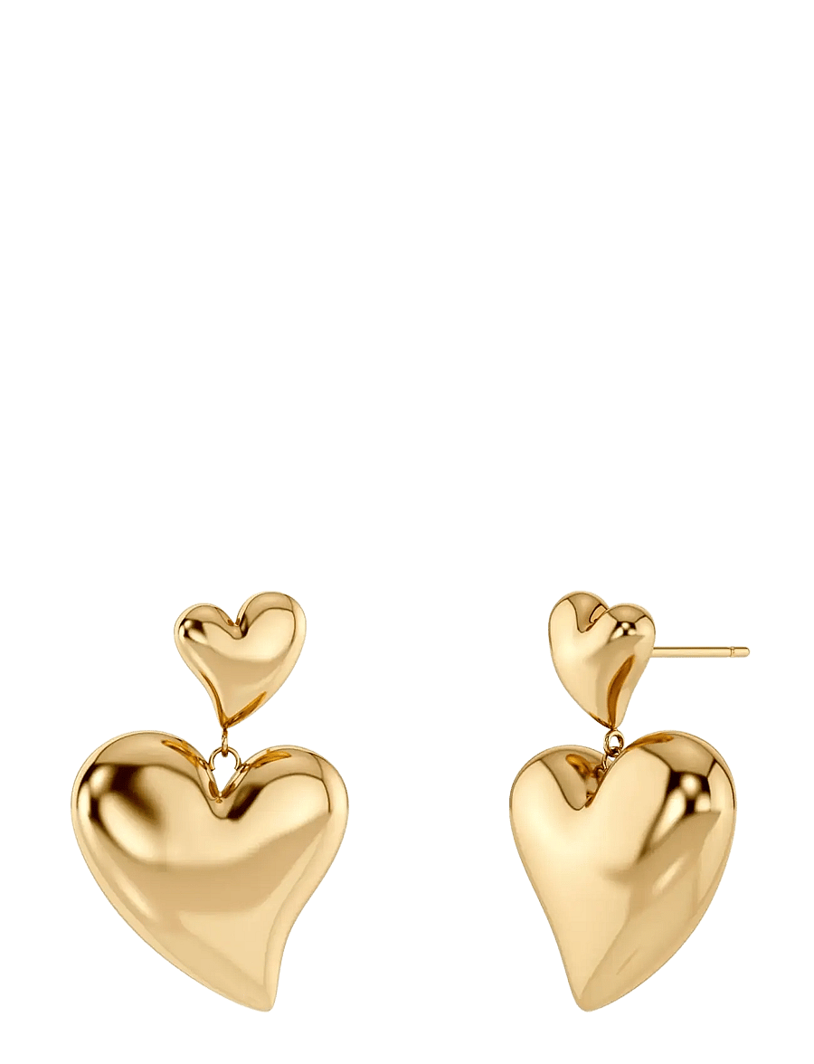 Edblad - Amorina Earrings Gold - ohrstecker - gold - 1