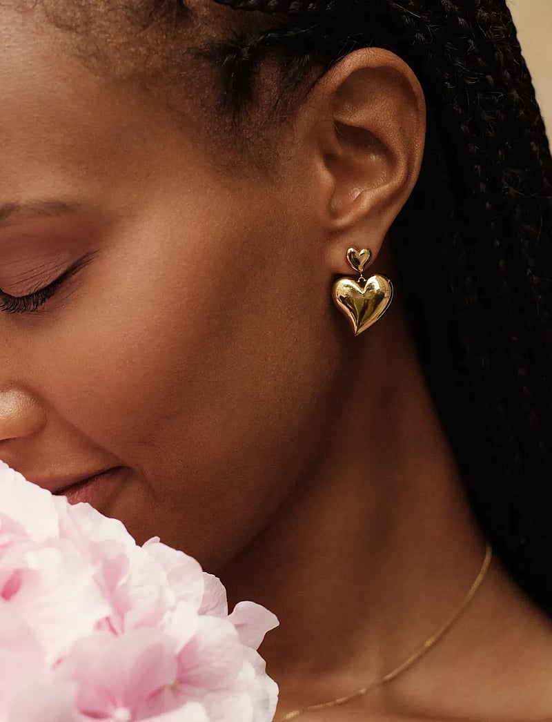 Edblad - Amorina Earrings Gold - ohrstecker - gold - 0