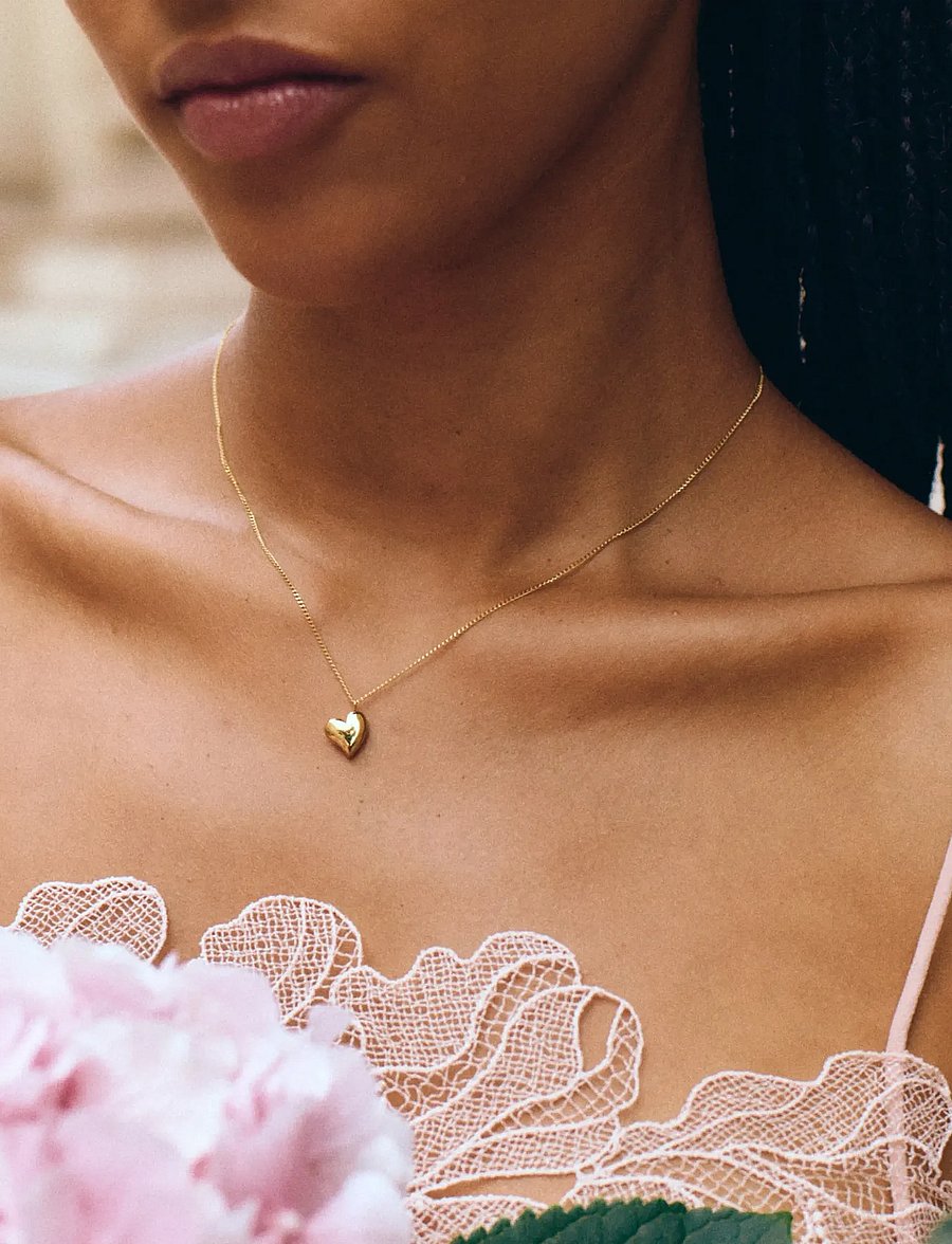 Edblad - Amorina Necklace S Gold - ketten mit anhänger - gold - 0