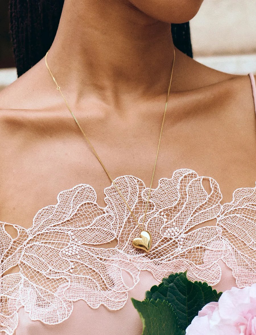 Edblad - Amorina Necklace L Gold - gold - 0