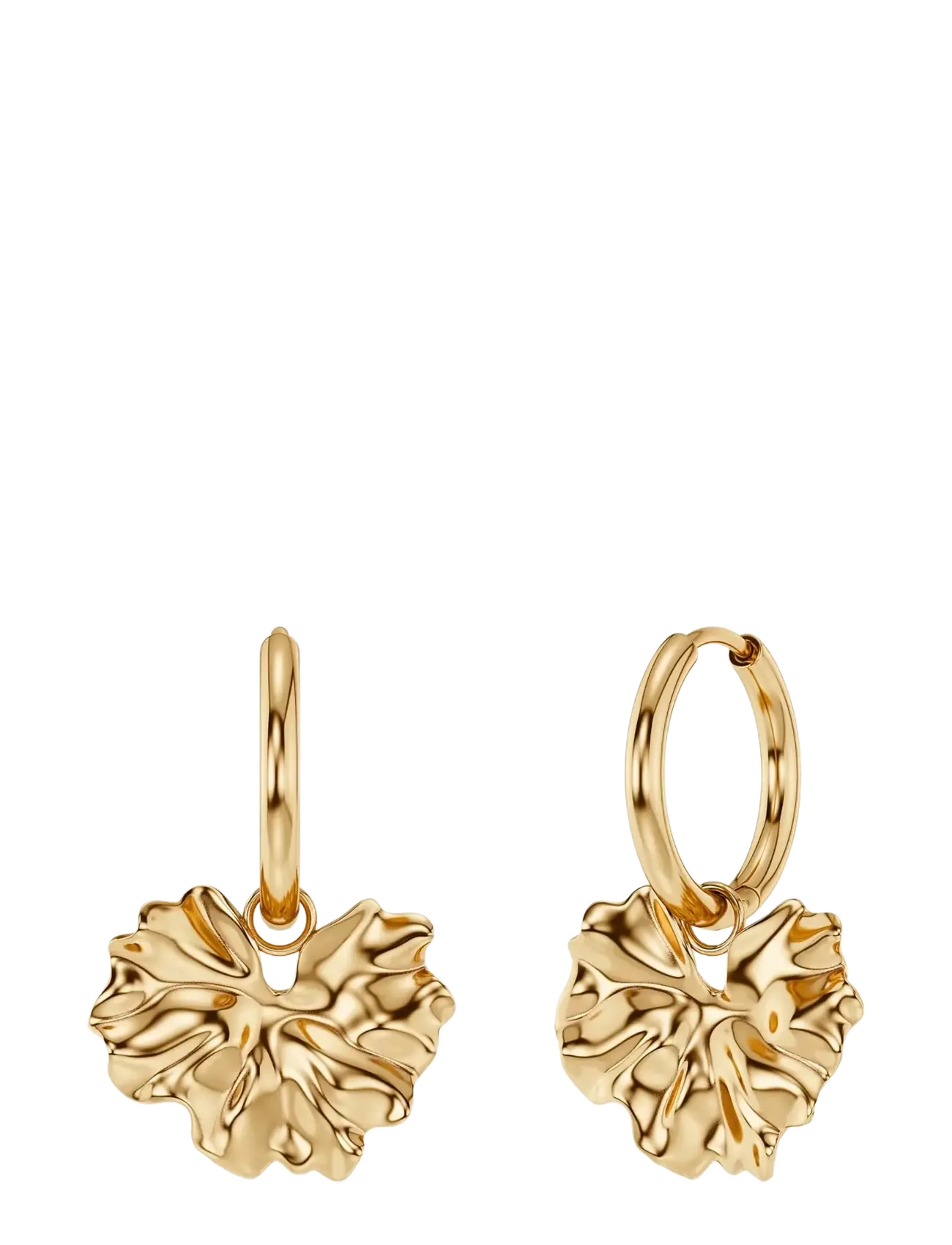 Edblad Gerana Hoops Gold - Festtøj - GOLD / gold