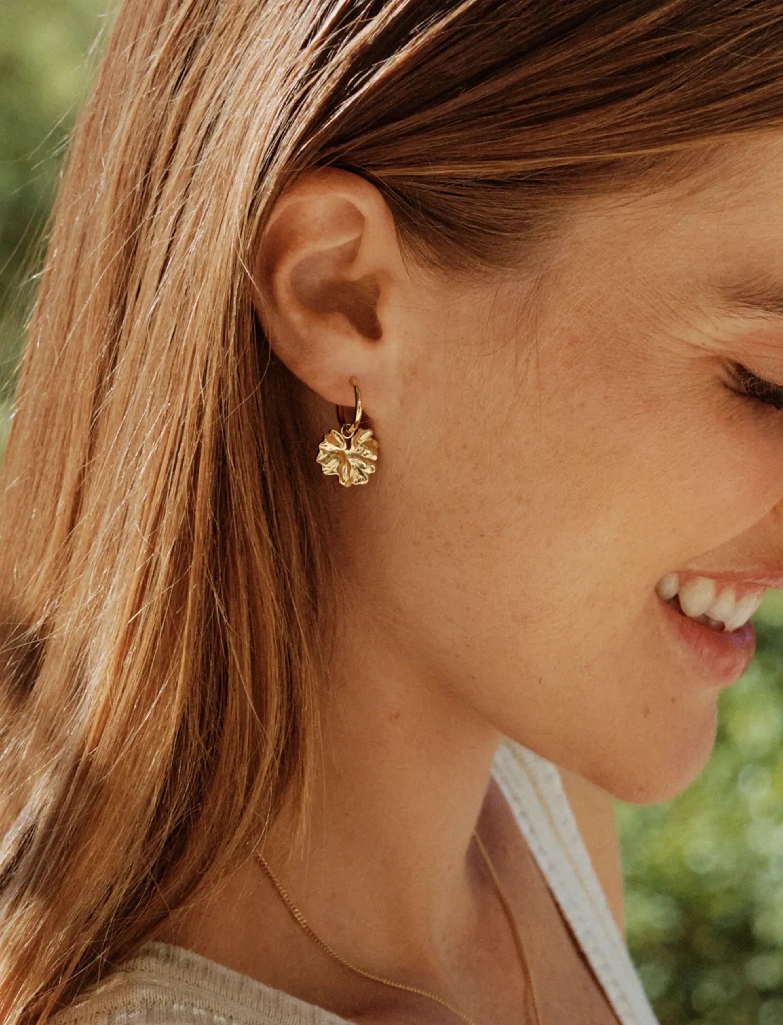 Edblad Gerana Hoops Gold, One Size, Earrings, Gold - Hoops, Frauen