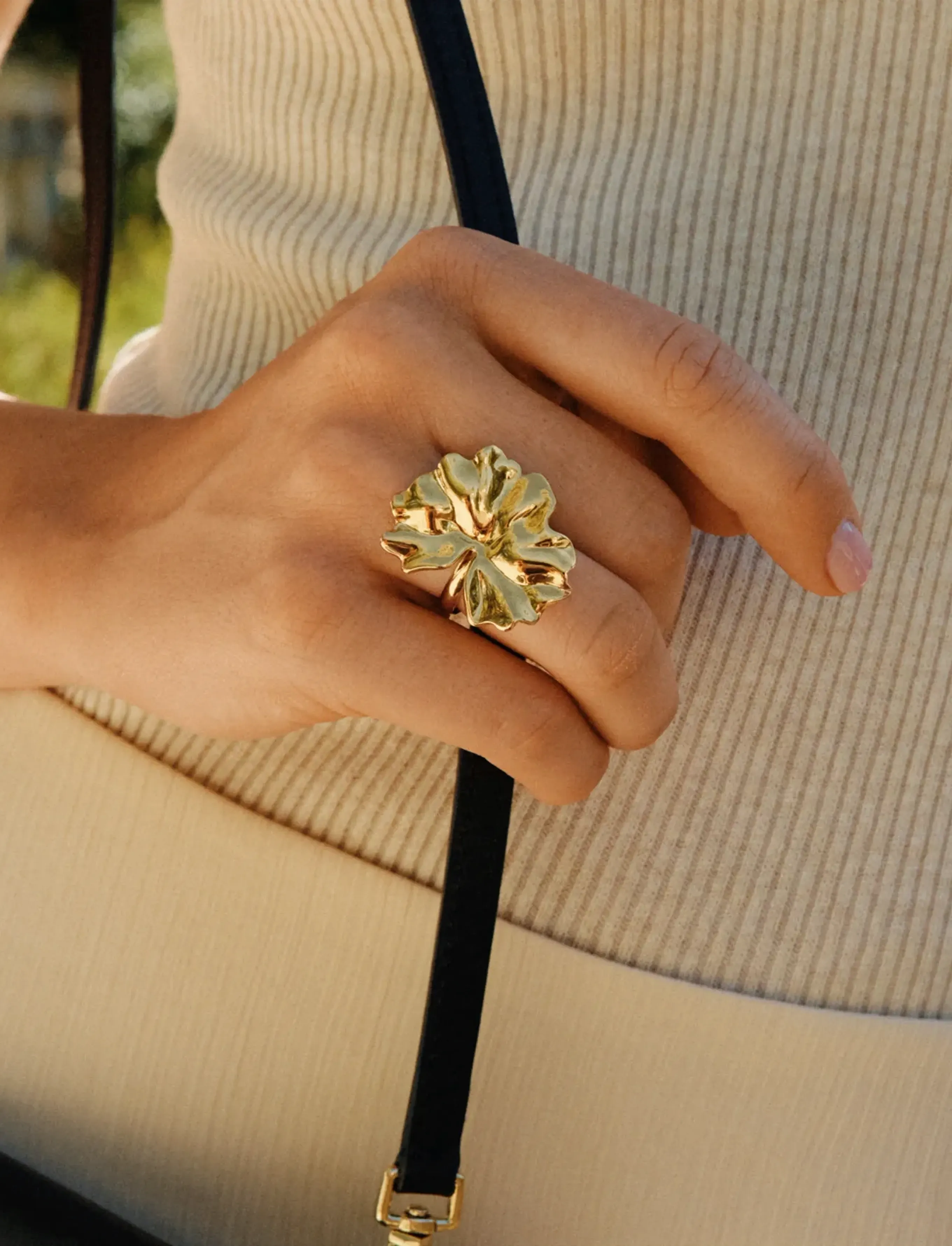 Edblad Gerana Ring Gold, XL, Jewellery, Gold - Rings, Frauen