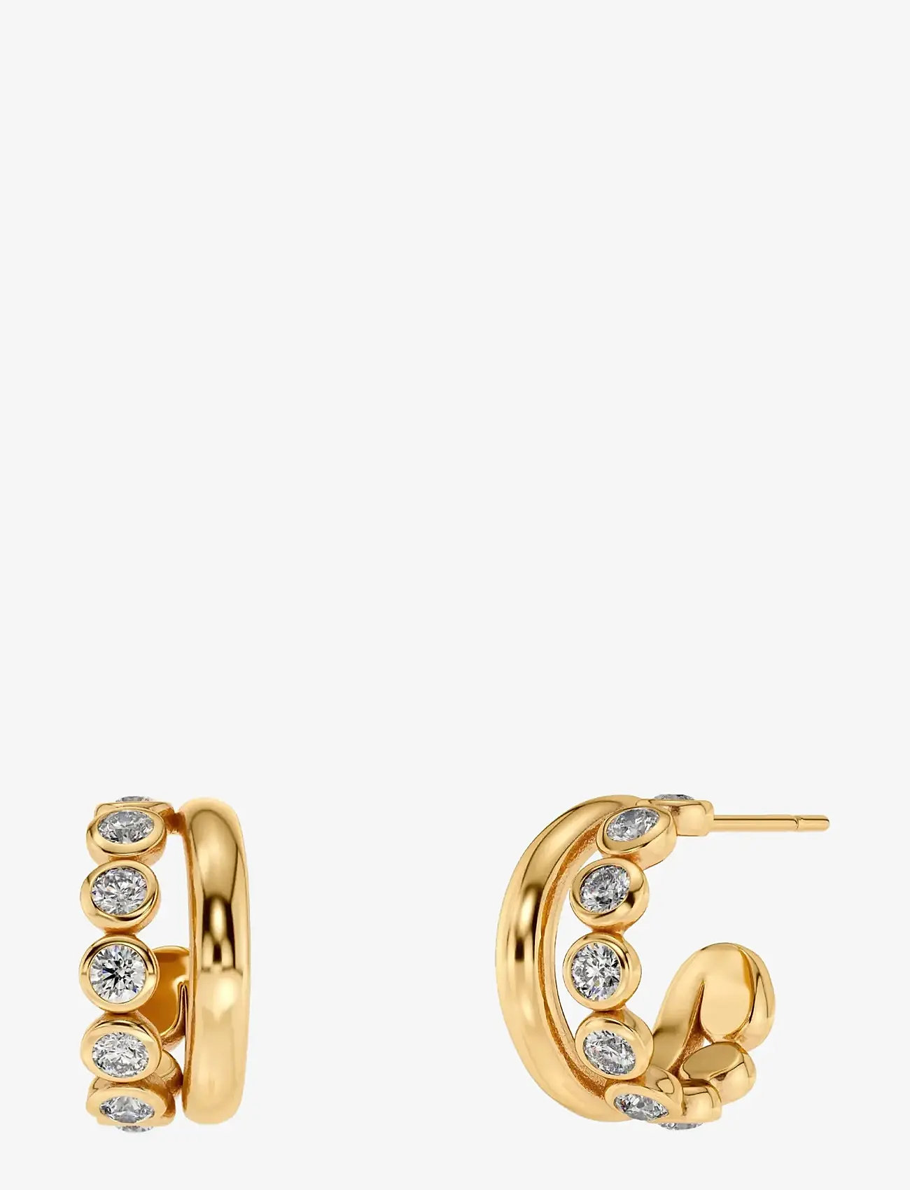 Edblad - Grace Hoops S Gold - hoops - gold - 0