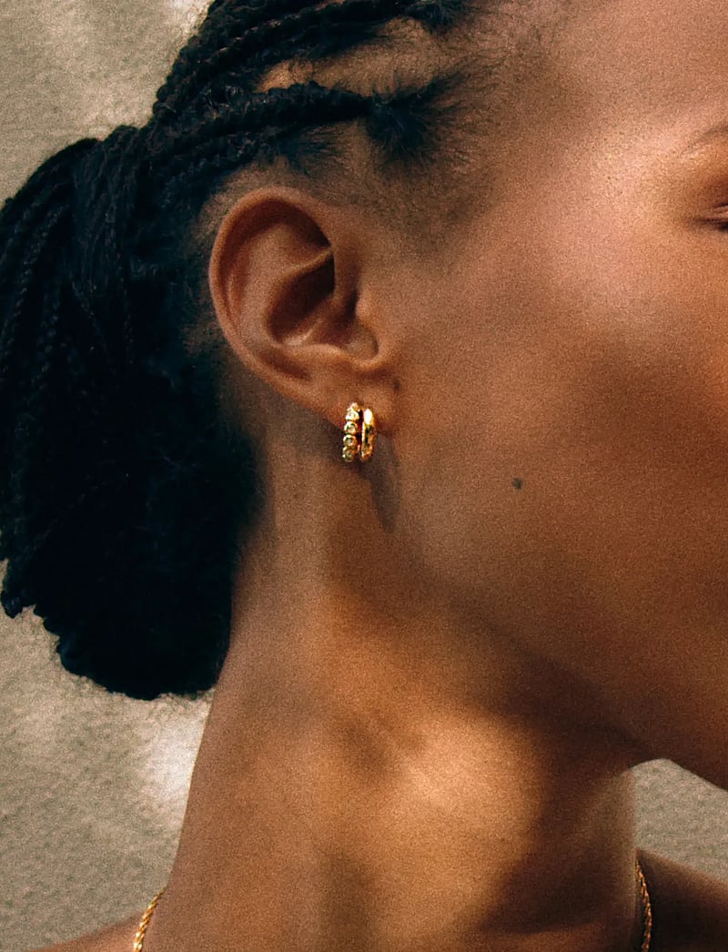 Edblad - Grace Hoops S Gold - hoops - gold - 1