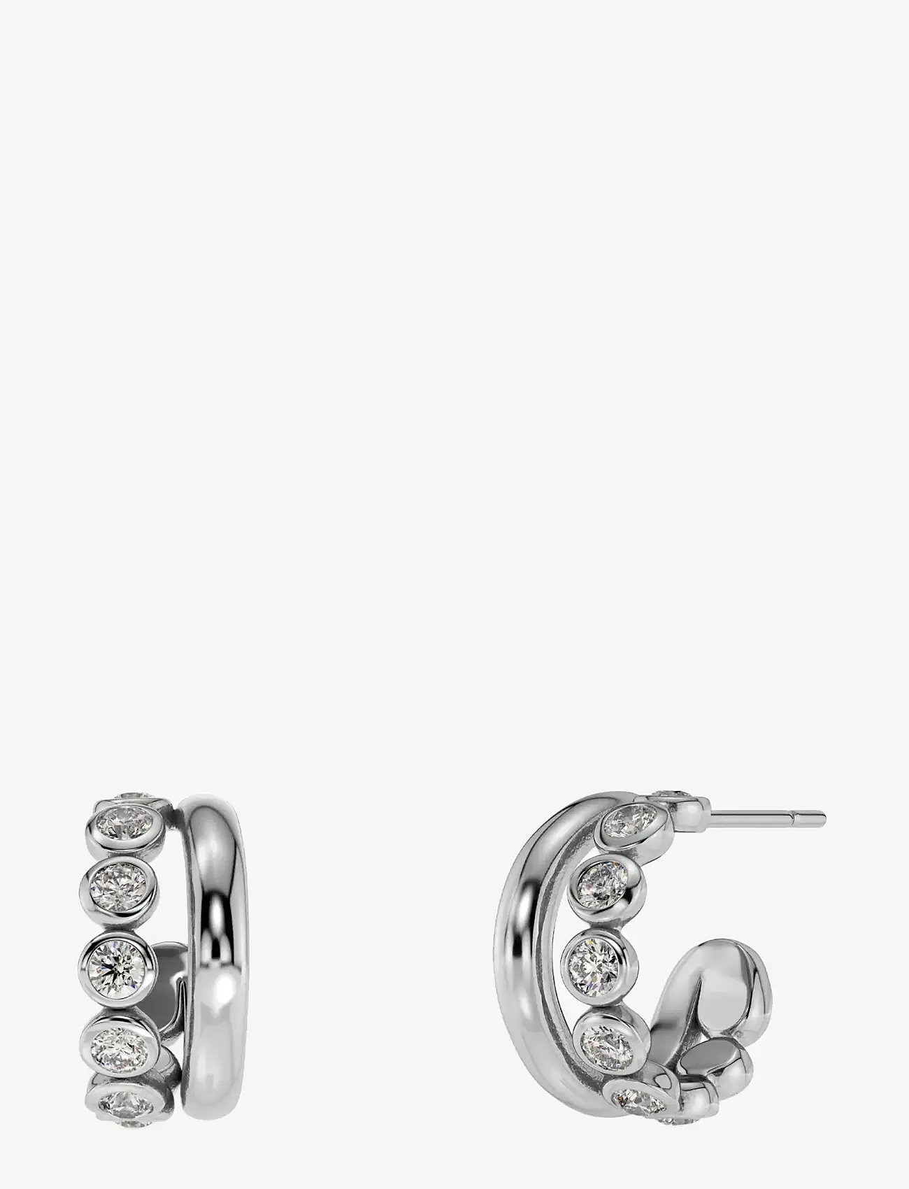 Edblad - Grace Hoops S Steel - hoops - silver - 1