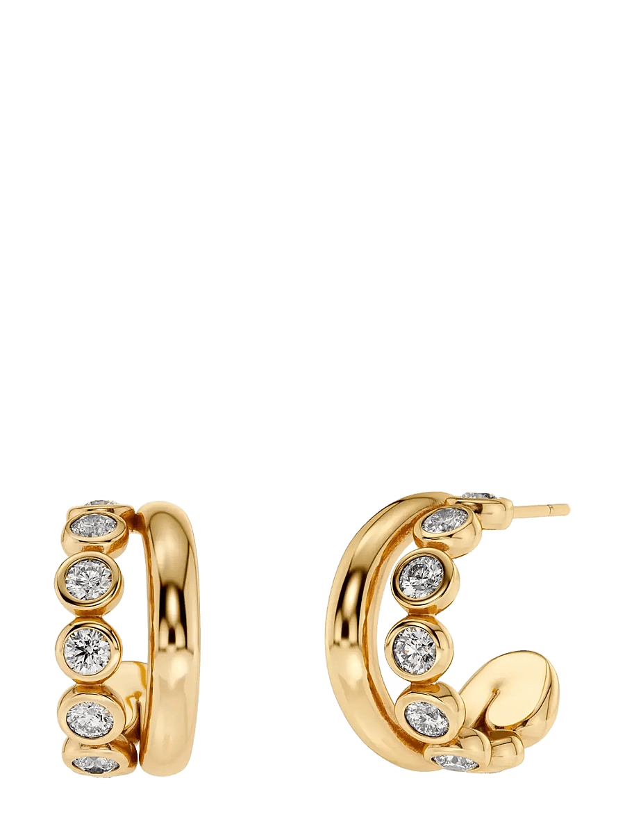 Edblad - Grace Hoops L Gold - gold - 1
