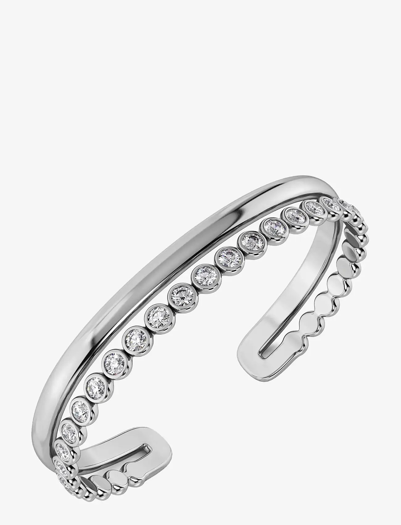 Edblad - Grace Bangle Steel - bangles - silver - 1