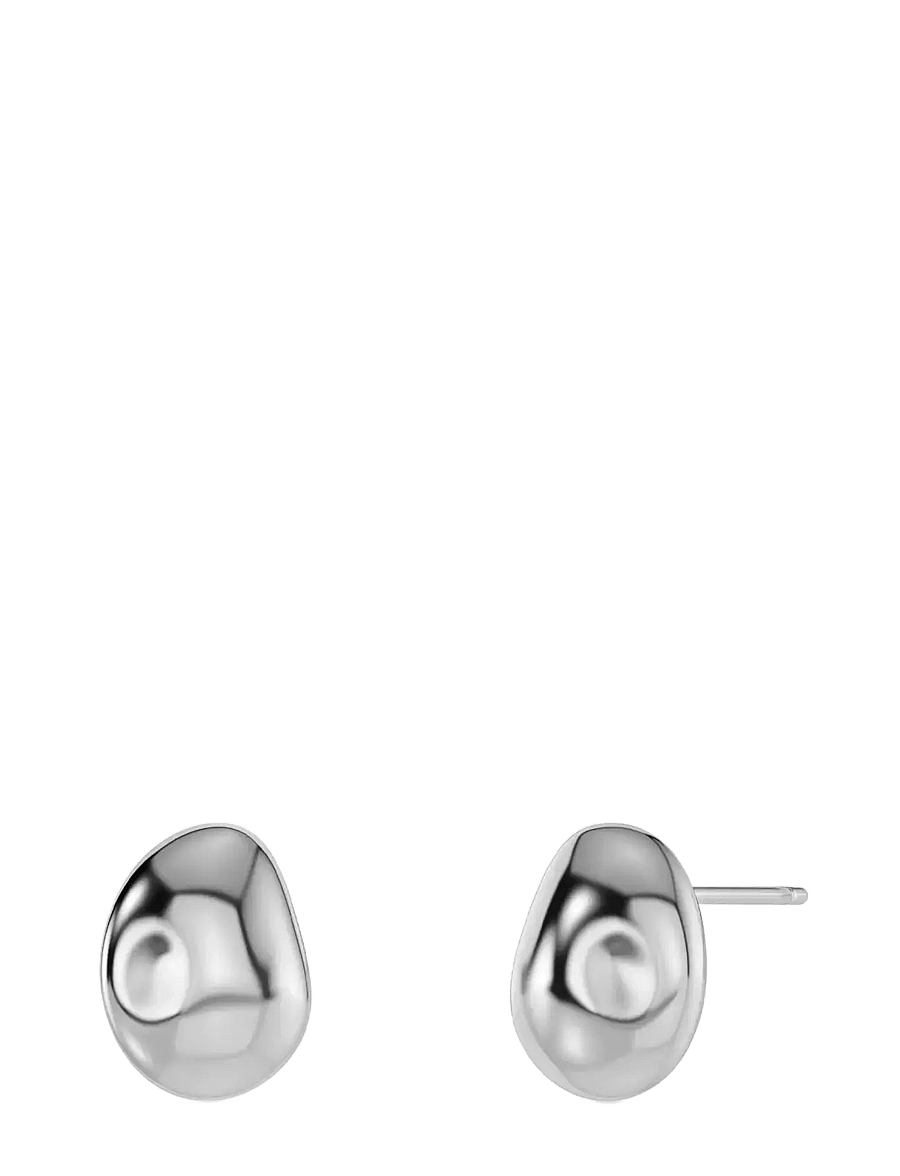 Edblad - Leora Studs Steel - små øredobber - silver - 0