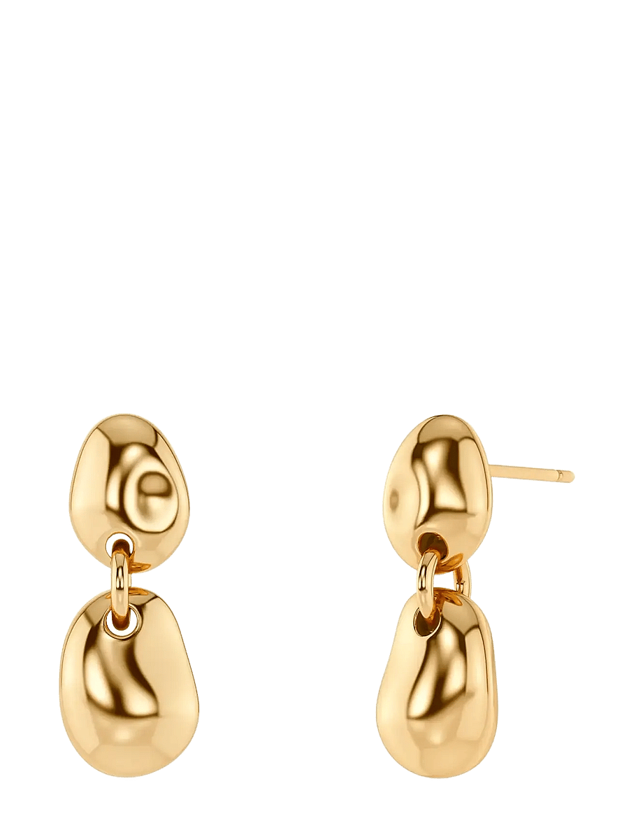 Edblad - Leora Earrings Gold - ohrhänger - gold - 0
