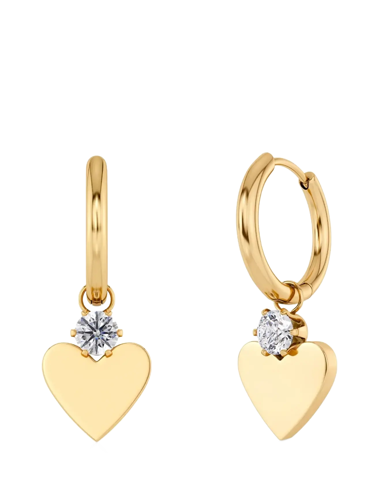Edblad Love Spark Hoops Gold - Øredobber - GOLD / gold