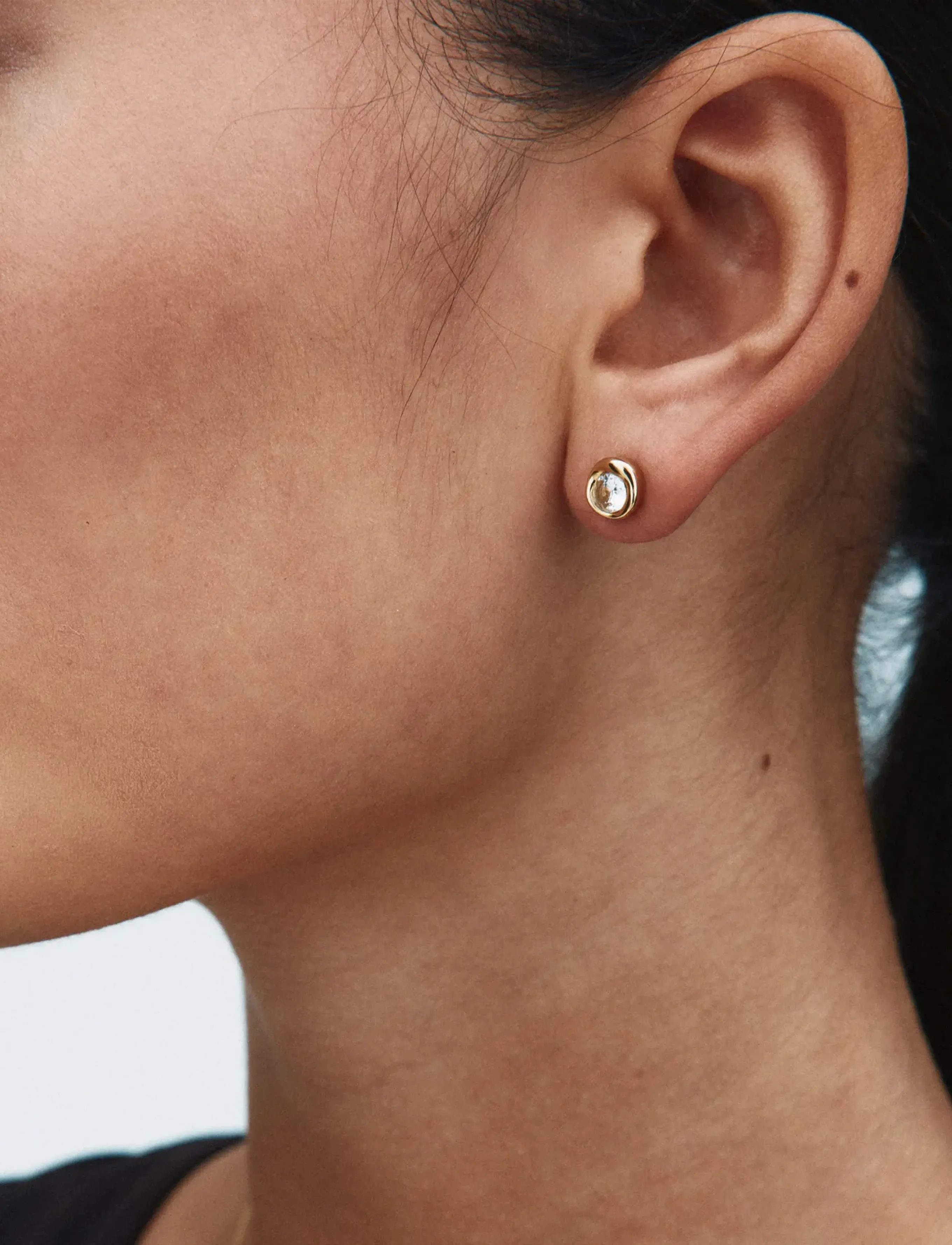 Edblad - Ocean Gem Studs Gold - pinna eyrnalokkar - gold - 1