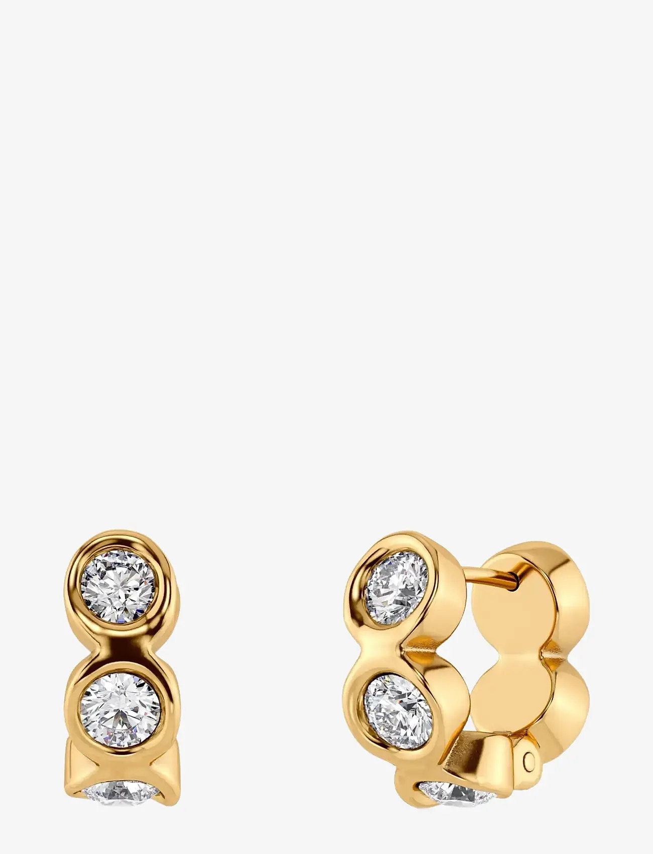 Edblad - Ocean Gem Hoops Gold - hoops - gold - 1