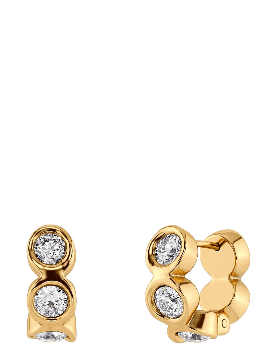 Edblad - Ocean Gem Hoops Gold - kreolen - gold - 1