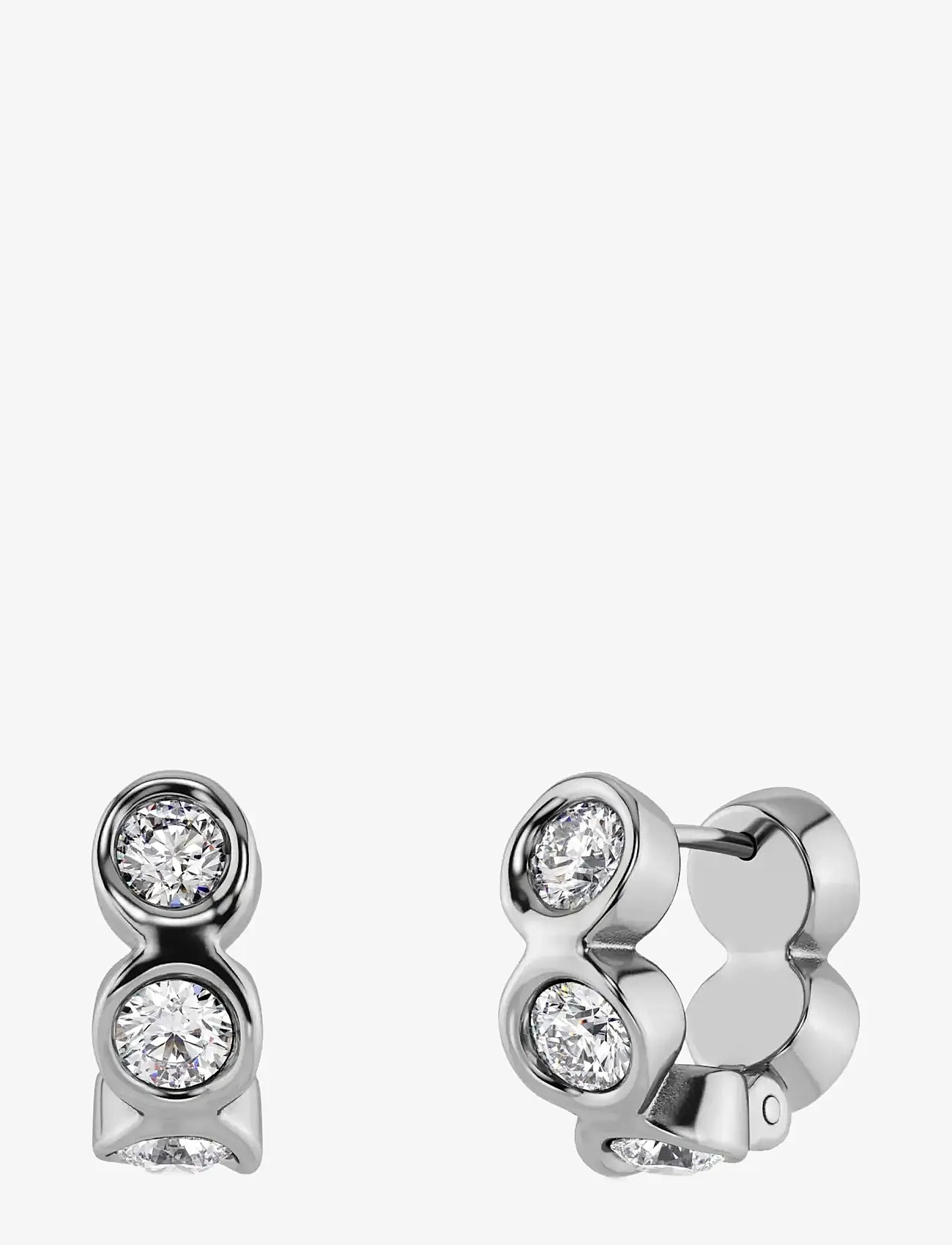 Edblad - Ocean Gem Hoops Steel - creoler & hoops - silver - 1