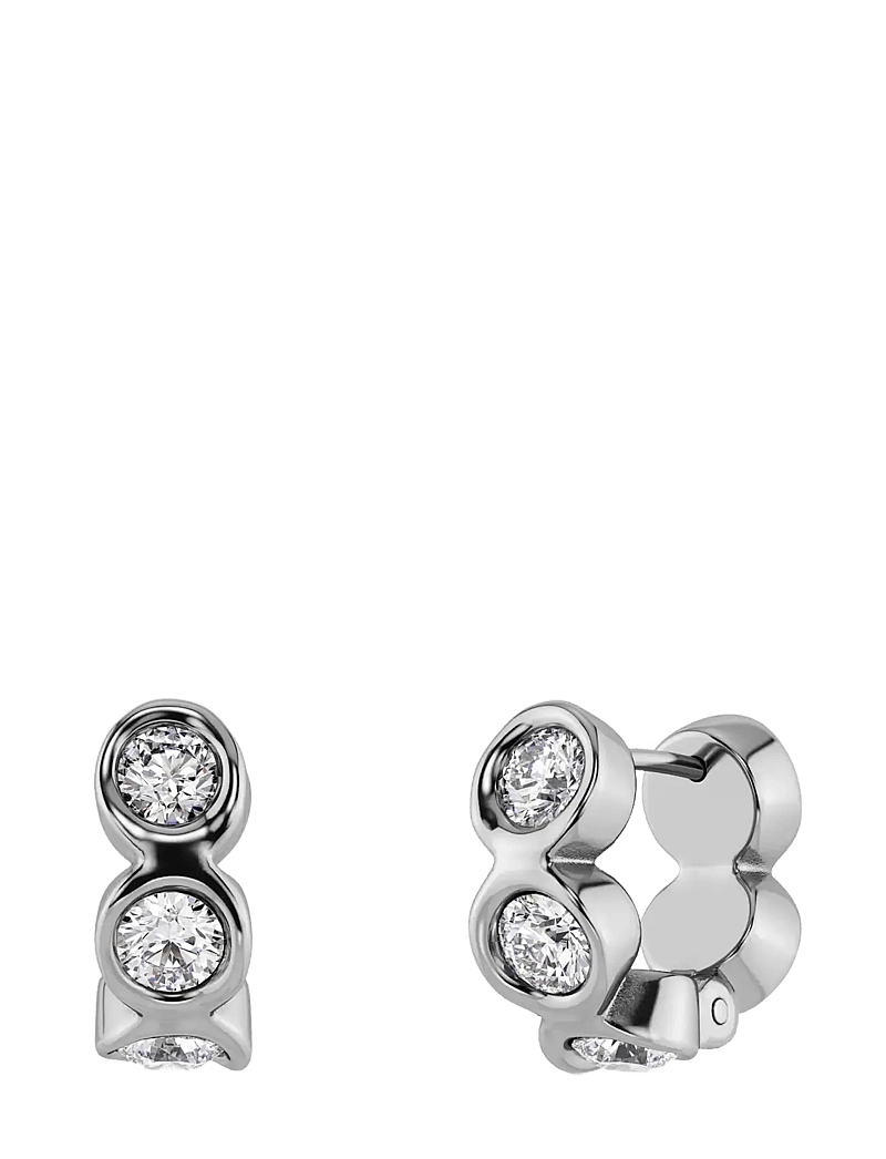 Edblad - Ocean Gem Hoops Steel - creoler & hoops - silver - 1
