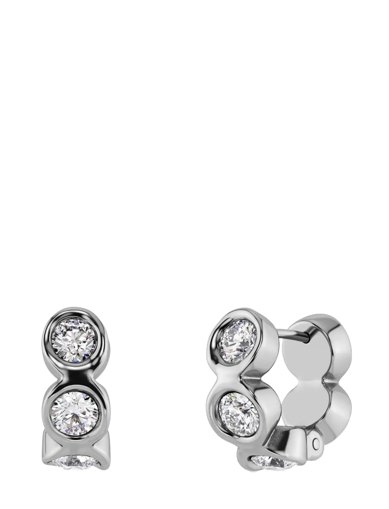 Edblad Ocean Gem Hoops Steel - Festtøj - SILVER / silver