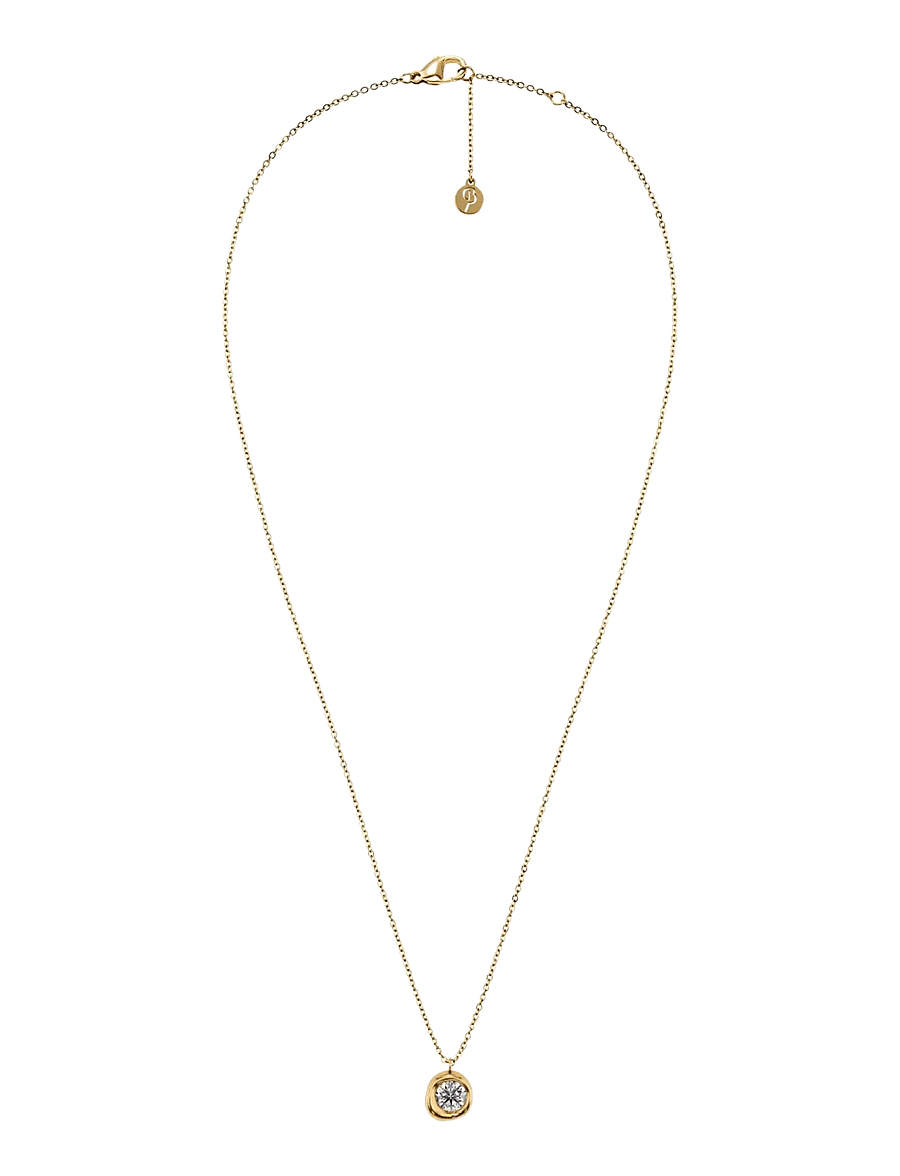 Edblad - Ocean Gem Necklace S Gold - halsband med hänge - gold - 1
