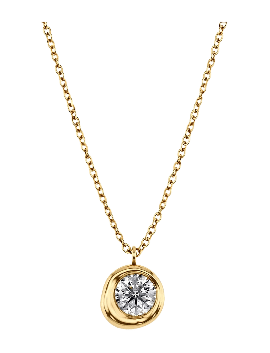 Edblad - Ocean Gem Necklace S Gold - halsband med hänge - gold - 2