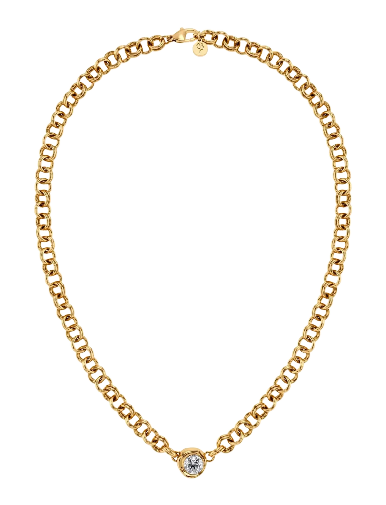 Edblad Ocean Gem Necklace L Gold - Officewear - GOLD / gold
