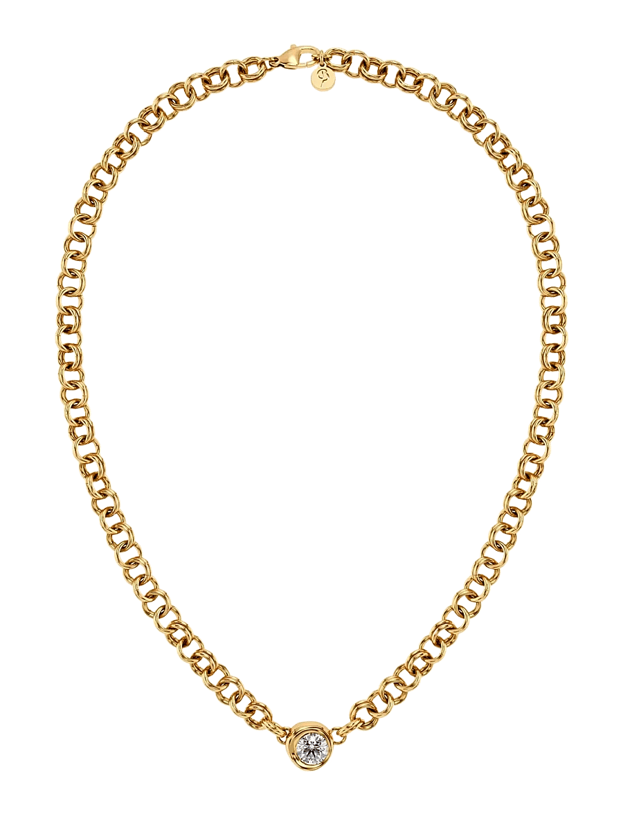 Edblad - Ocean Gem Necklace L Gold - halsketten - gold - 1