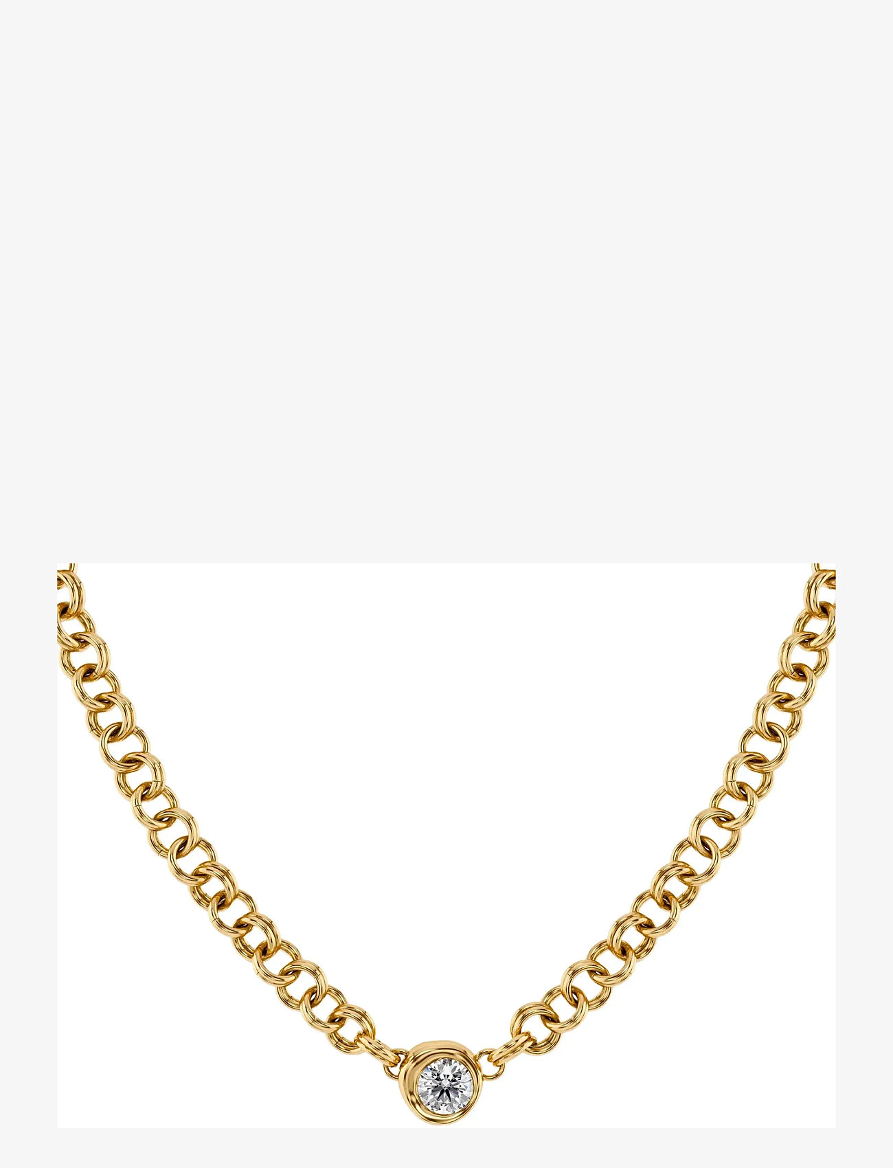 Edblad - Ocean Gem Necklace L Gold - chain necklaces - gold - 2